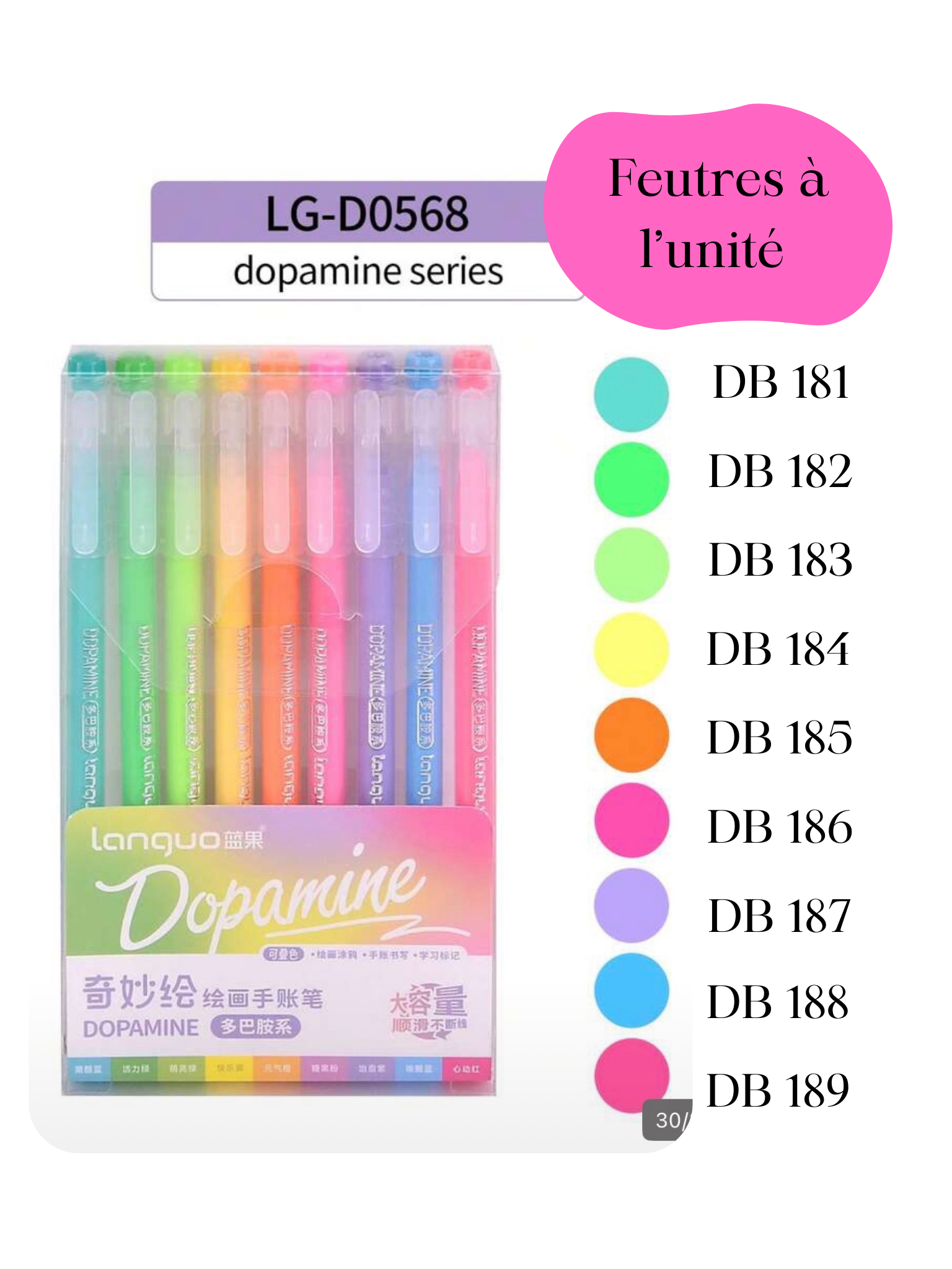 Languo DB Dopamine – Marqueurs de dessin & peinture à l’unité