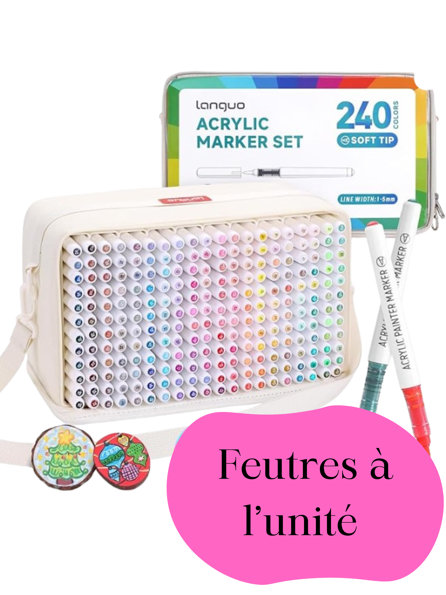 Languo AG Brush Acrylic Marker Skins Series – à l’unité
