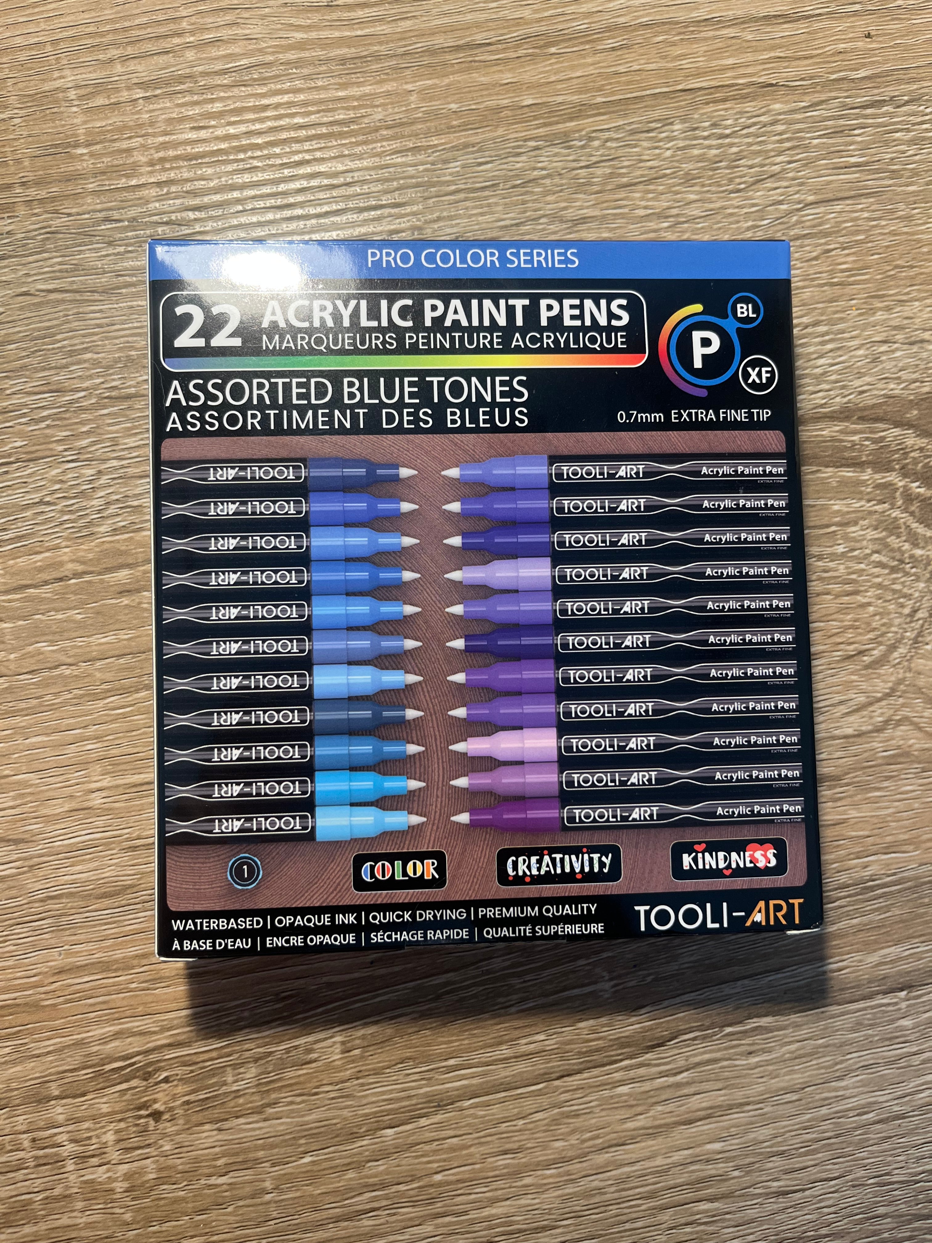Tooli Art Pro Color – Pack Bleu 0,7 mm (vente à l’unité)