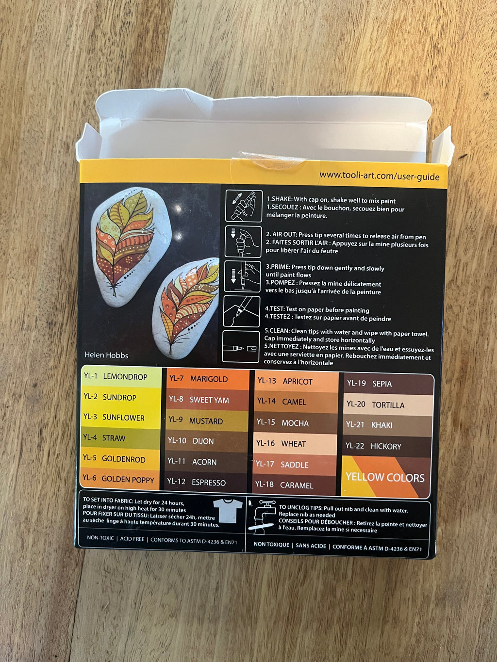 Tooli Art Pro Color – Pack Jaune 0,7 mm (vente à l’unité)